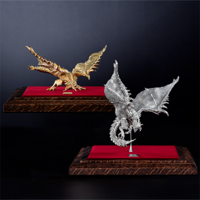 《魔物獵人》玩家的夢幻逸品，24K 金火龍雕像「只要」日幣 880 萬