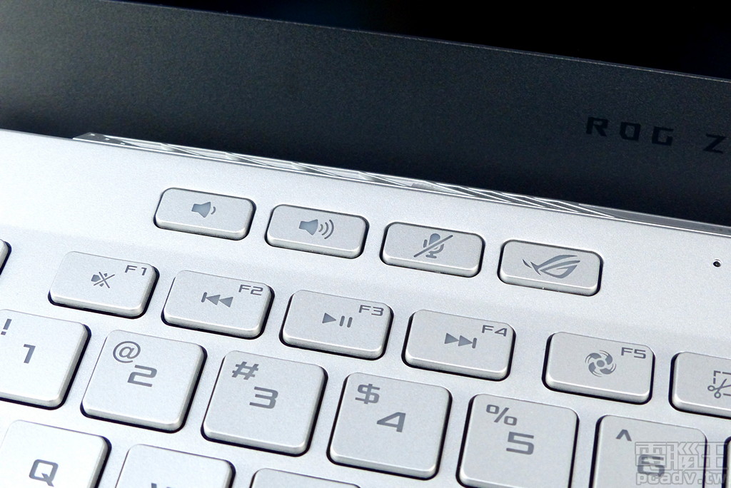 ROG Zephyrus G14 具備 4 個獨立的功能鍵。