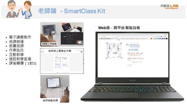 幫助遠距教學，Neo smartpen dimo智慧筆手寫文字動態影像化