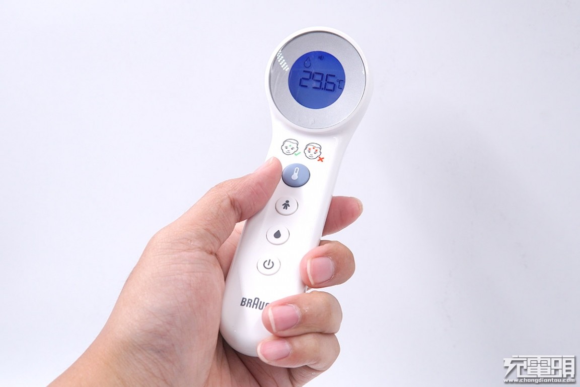 Braun BNT400 免接觸式及接觸額式兩用體溫計