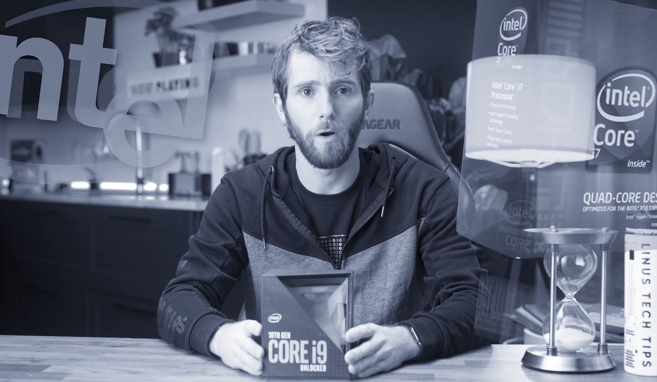 The well-known YouTuber Linus Tech Tips paid tribute to the Intel processor at the opening of the evaluation of the Ryzen 5000 series. The scene was very sad.