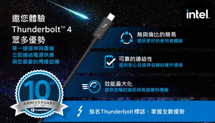 Intel Thunderbolt歡慶10週年，先蹲後跳準備迎接大爆發| T客邦