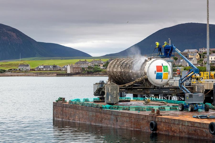 微軟曾將其第一個水下資料心送入蘇格奧克尼群島附近的海底。 