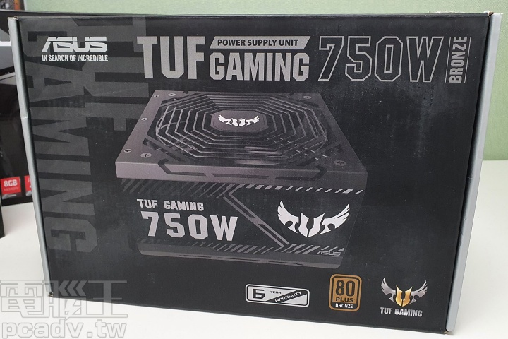 本次選擇的電源供應器 ASUS TUF Gaming 750W Bronze。