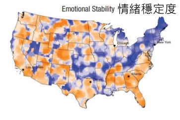 美國東北部的居民似乎特別憂鬱。