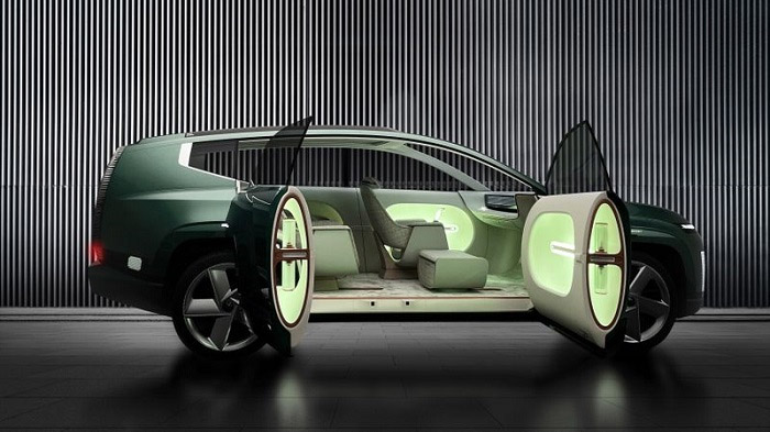 現代汽車展示SEVEN純電SUV概念車，主打公衛概念