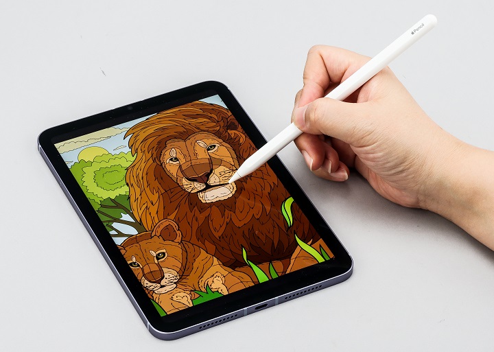 新款 iPad mini支援第二代Apple Pencil，用來手寫繪圖的最佳配件。