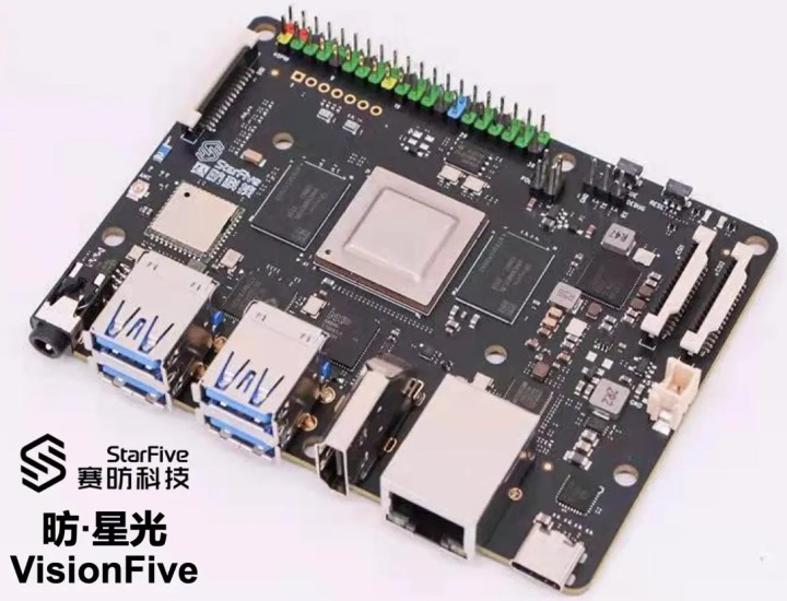 VisionFive是採用RISC-V架構處理器的開發板/單板電腦。