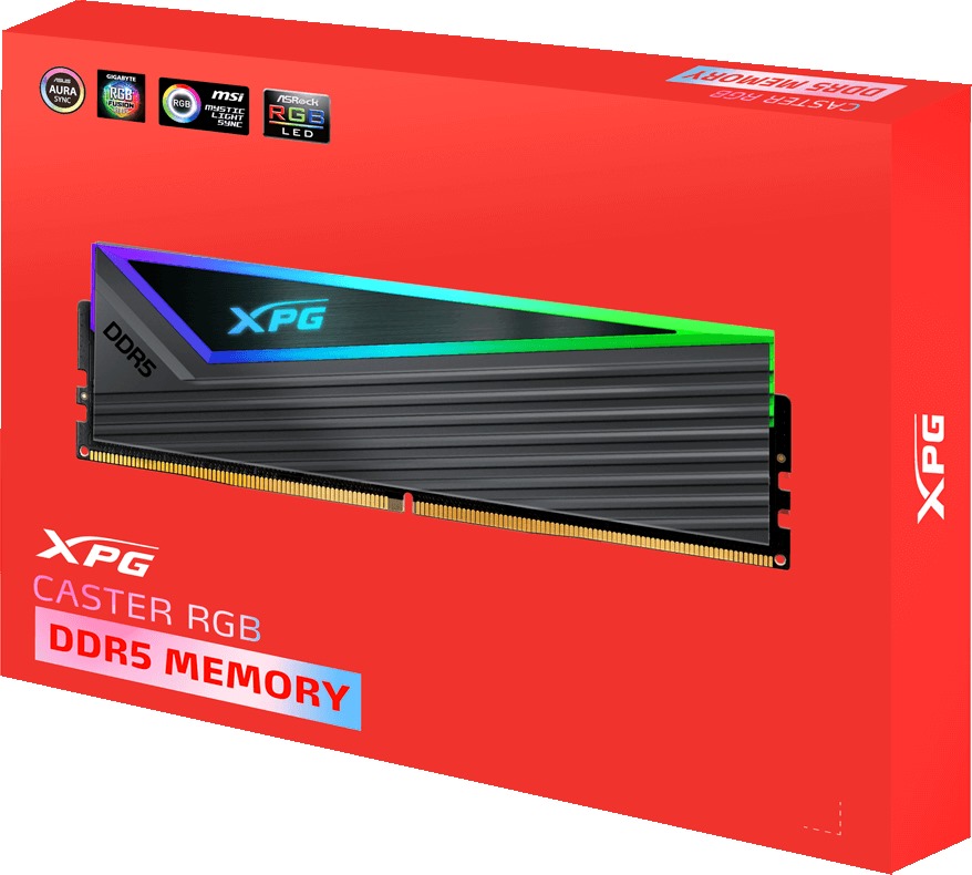 XPG CASTER RGB提供DDR5-6000、DDR5-6400、DDR5-70003種不同時脈規格。