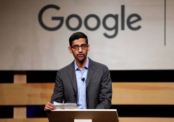 Google 首執行長 Sundar Pichai ，圖片來源：路透社