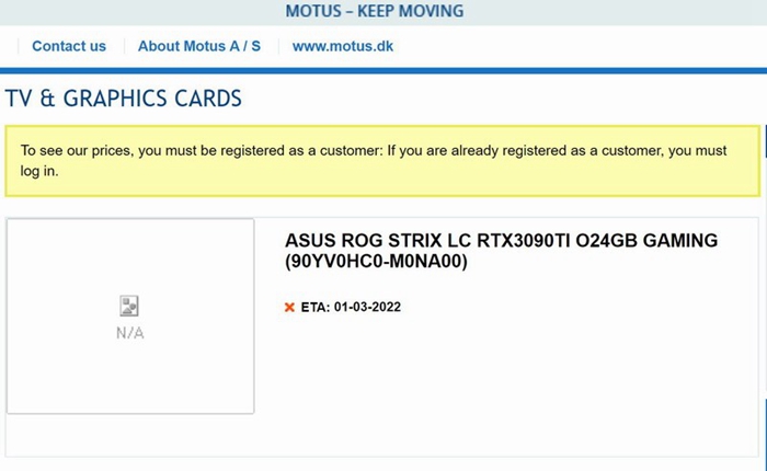 NVIDIA沒有放棄RTX3090 Ti顯卡，可能於3月初發佈