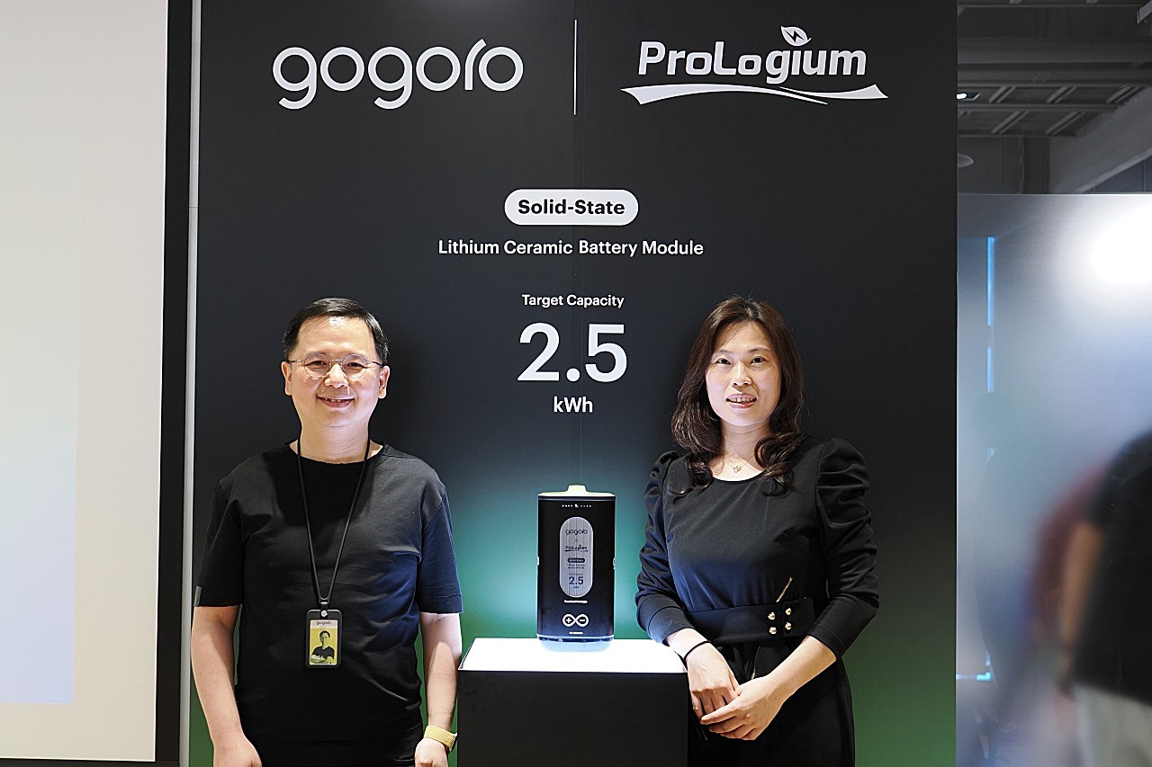 Gogoro（睿能）與輝能科技（ProLogium）今日合作發表新的固態電池技術與願景。