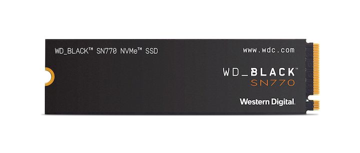 Western Digital 推出全新 WD_BLACK SN770 NVMe SSD， 最高讀取速度達 5,150 MB/s