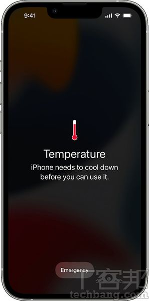 Taking the iPhone as an example, the overheating warning will pop up when it overheats, so that the user cannot continue to operate the phone until it cools down before it can be used normally.