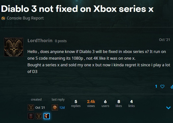 暴雪終於為Xbox Series X帶來《暗黑破壞神3》真4K解鎖更新