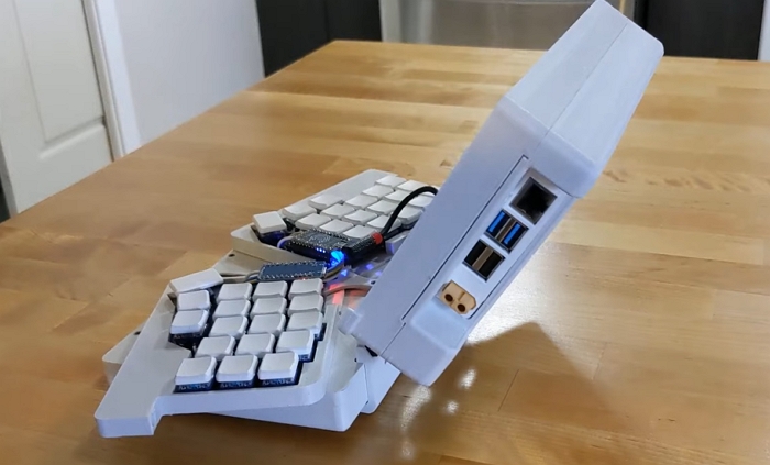基於樹莓派的Chonky Palmtop，一款你可以自己動手做出來具有摺疊式鍵盤的微型電腦