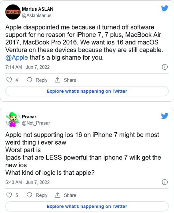 iOS 16為何一次拋棄兩代iPhone？iPhone 7用戶在社群氣得反彈