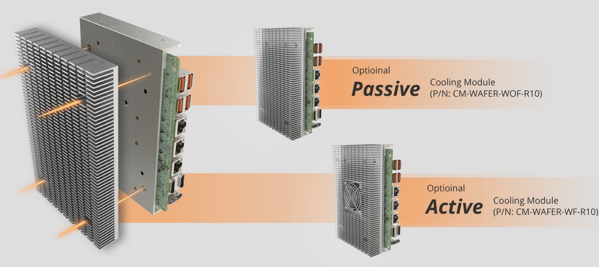 主機板背面可以加裝主動式或被動式散模組，強化對處理器的散熱效果。