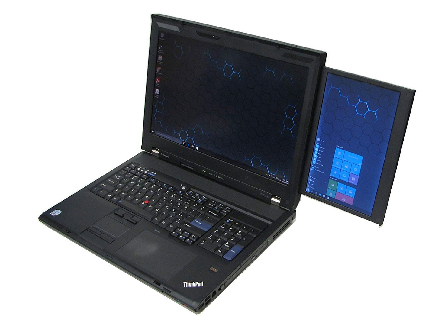 首款內建雙螢幕的 ThinkPad W700ds 工作站級電。