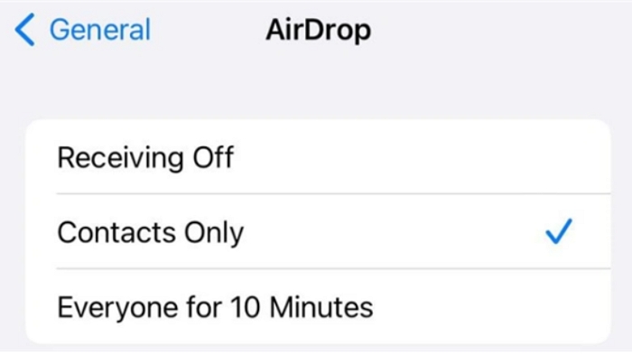 蘋果終於對AirDrop「所有人」功能修，以後可防你在捷運上收到怪怪圖片