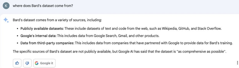 Bard竟說他的語言模型訓練資料包括用戶Gmail內容，Google連忙否認：Bard會犯錯誤