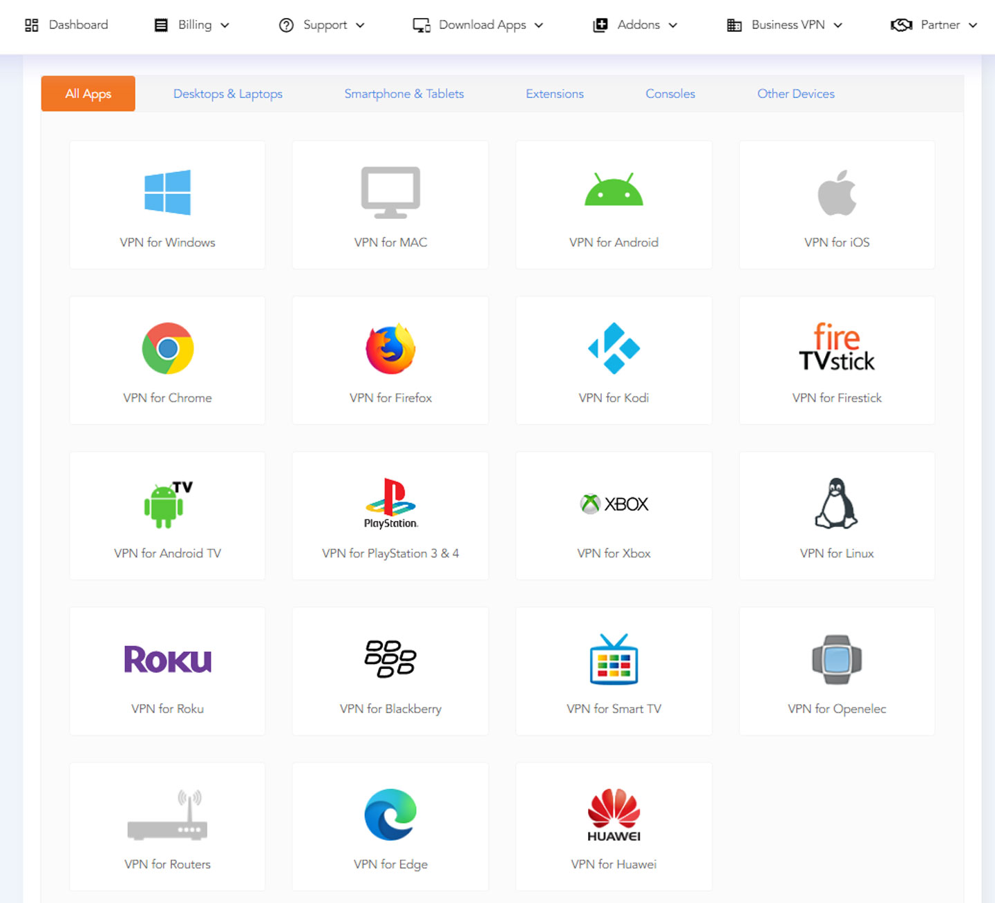 Ivacy VPN 提供完善的跨平台支援性。