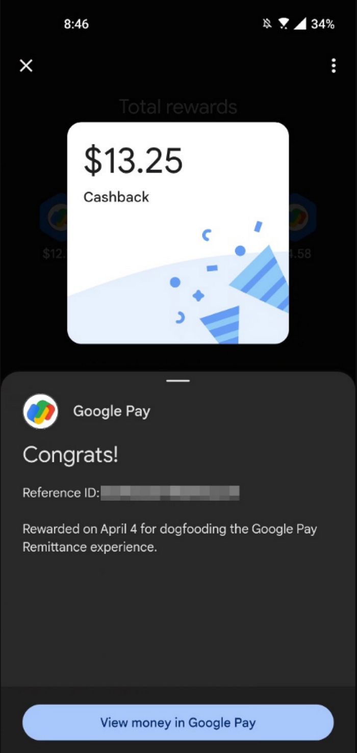 Google Pay 獎勵計畫出現最棒的「送錢BUG」，有用戶帳戶天外飛來3萬多元