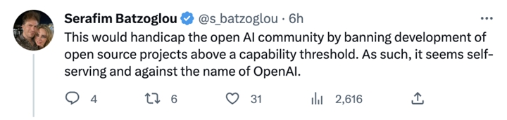 OpenAI提應該像管理核施一樣管理AI！10年內人工智慧在大多數領域超越專家水準
