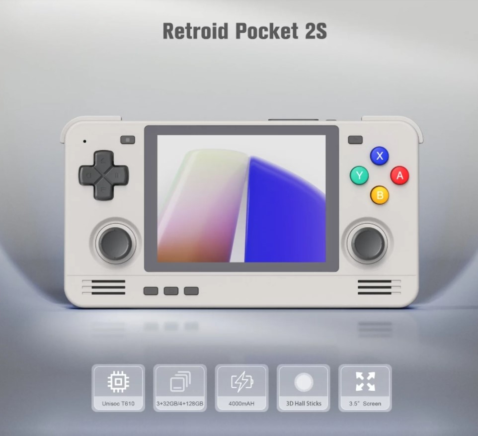 Retroid Pocket 2S 掌機超復古：Android 11 系統、霍爾效應搖桿，售價約台幣3100元