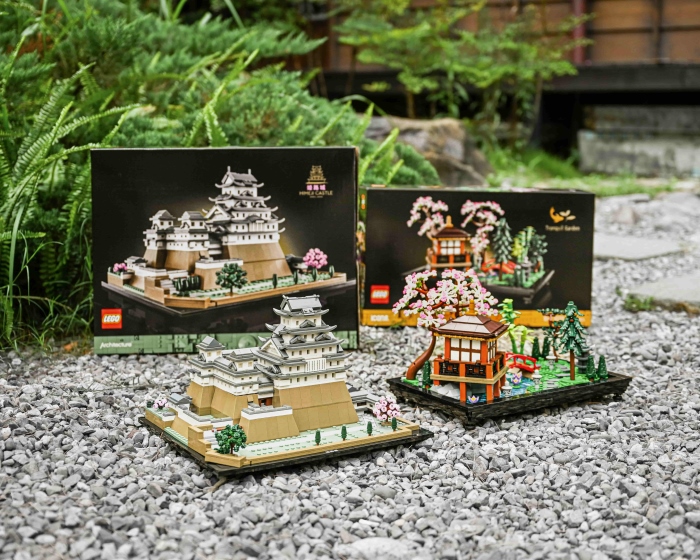 樂高建築系列新品「姬路城」與ICONS系列新品「寧靜園」壯麗登場 邀請玩家漫在日本