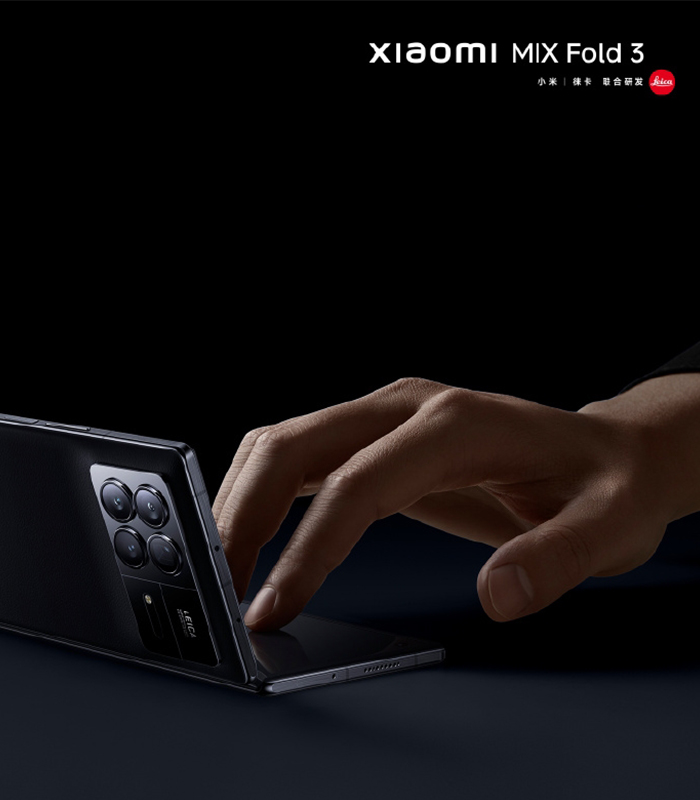 小米MIX Fold 3摺疊手機多角度海報搶先曝光，載徠卡光全焦段四鏡、玻璃機身計