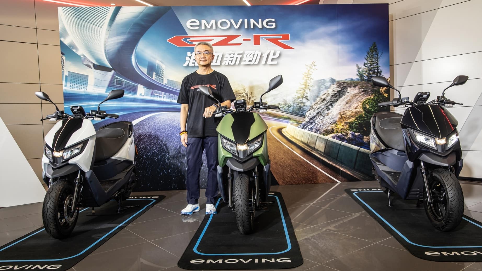 華汽車陳文總經理宣布推出重型電動機車 EZ-R