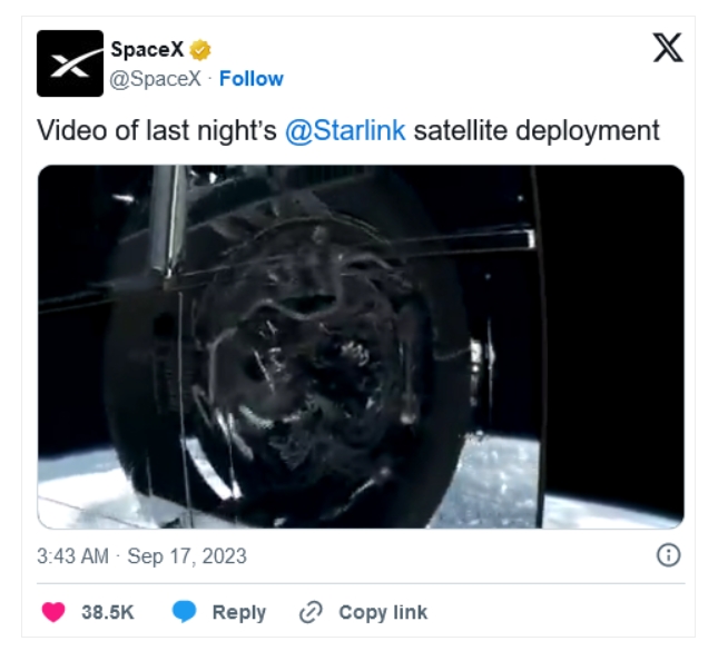 資料顯示SpaceX可能在兩個月內搞丟了200多顆Starlink衛星