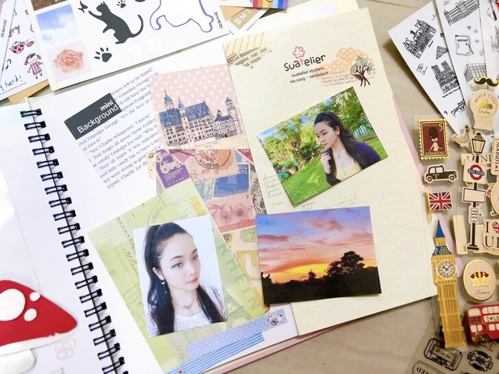 彩色出圖畫質清晰，對於跟小冰一樣，喜歡收集旅遊．風景照來做旅遊手扎的女孩非常推薦。(圖文來源：HP Smart Tank 580 All-in-One 印表機 x 工作文件．旅遊手扎一機搞定)