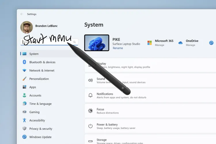 Windows Ink 現在可以在更多應用程式和任何可以輸入文字的地方使用