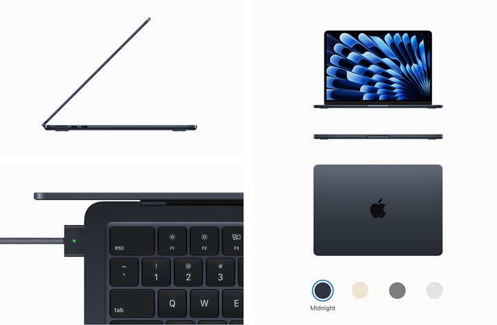 Apple M3版 MacBook Air突然發布：強調 AI 應用、最長 18 小時續航力，價格 35,900 元起