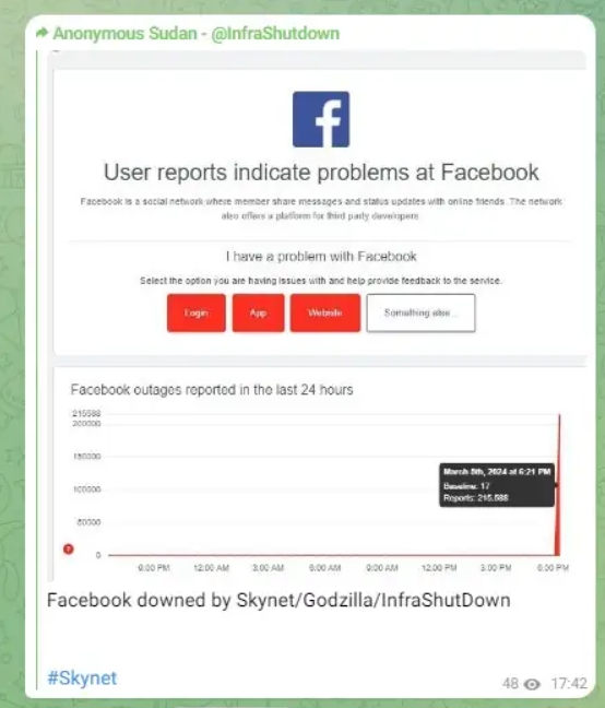 3 家客組織表示 Facebook / Instagram 大當機是他們幹的：三方同時發起網路攻擊，完美擊落