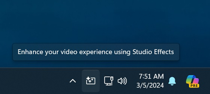 Windows 11 將加入 AI 功能「Studio Effects」，可以把影片變成水彩畫、漫畫和插圖