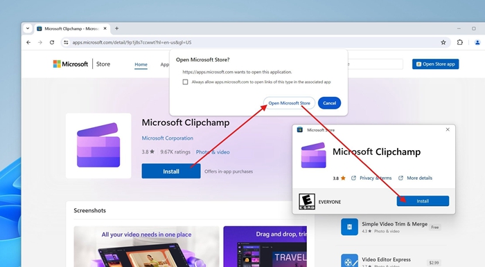 Microsoft Store開始允許使用者直接從網站下載應用程式的可執行檔