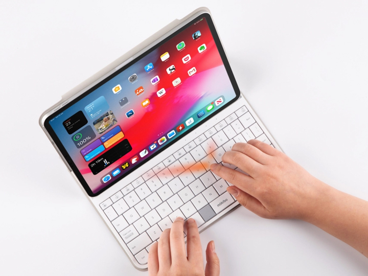 Mobiko Fusion Keyboard 2.0 發佈：鍵盤就是觸控板還可當 iPad 支架，觸控板面積比前代大