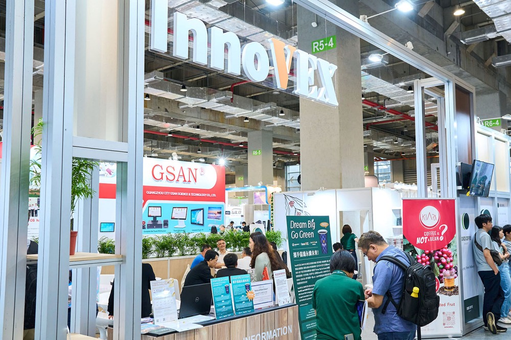 今年 InnoVEX 新創展會的規模不小，共計 400 家新創企齊聚南港展覽館二館 4F。