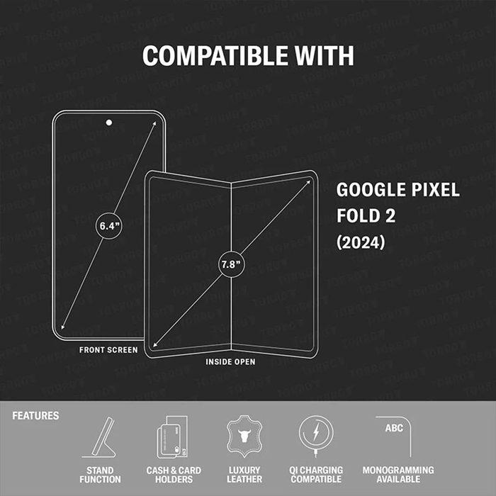Google Pixel 9 Pro Fold 手機殼曝光：外螢幕 6.4 吋、內螢幕 8.02 吋