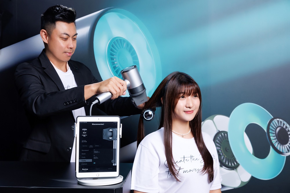 美妝產也吹科技風，台灣萊雅展示美妝科技突破，AirLight Pro 吹風機首度在台亮相