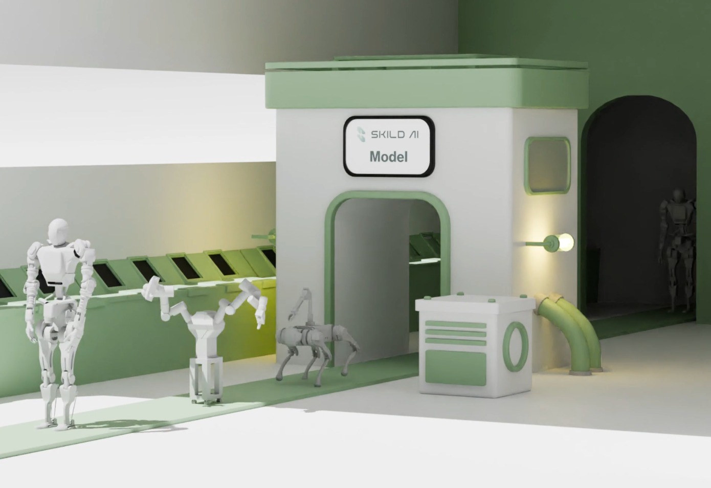 構建「通用的」機器人基礎模型。 圖片來源：Skild AI