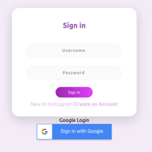 圖五：仿冒 Instagram 要求使用者輸入帳號密碼的釣魚網站 instagram-nine-flame[.]vercel[.]app/login