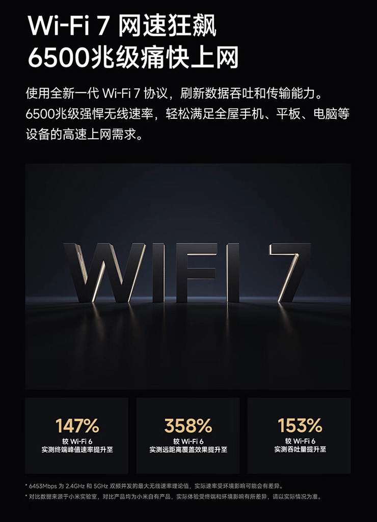 小米路由器 BE6500 在中國開啟預售：四核心、Wi-Fi 7，價格約台幣2800元