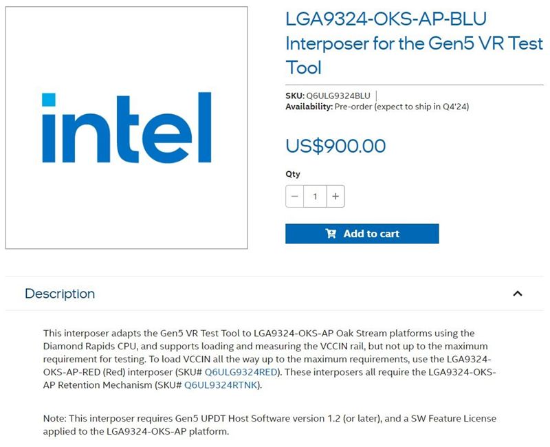 Intel下下代「Diamond Rapids」Xeon CPU又換介面了，9324個針腳曝光