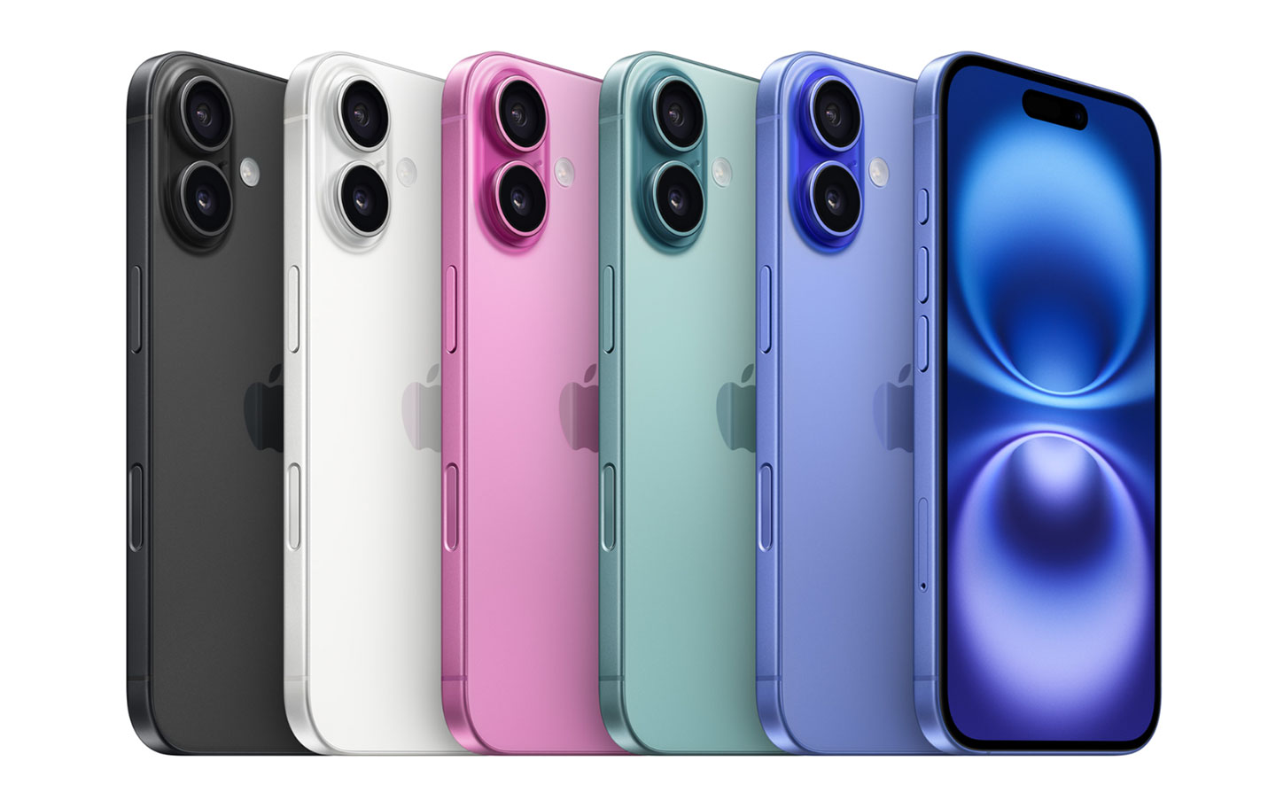 全新 iPhone 16 系列，外觀上最大的不同就是主鏡頭改回縱向排列。