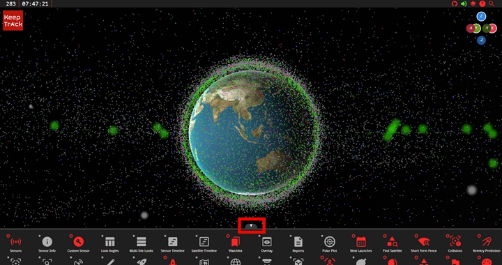 想知道現在哪個衛星飛越台灣上空？Keep Track將環繞地球的人造衛星軌道 3D 視覺化呈現