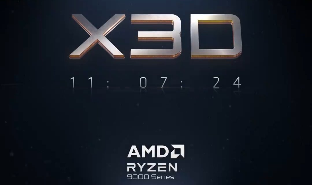 AMD也於官方X（原Twitter）預告X3D版Ryzen 9000處理器將於11月7日登場。